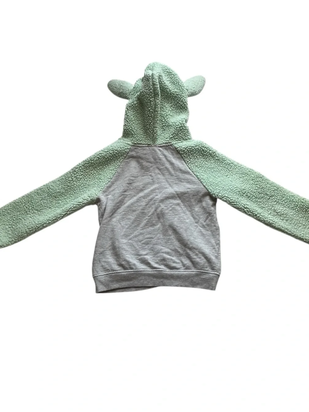 Star Wars The Mandalorian Grogu Baby Yoda Sherpa Hoodie, M‎